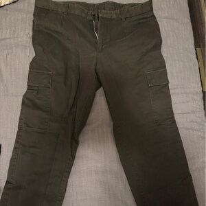 Mango Dark Brown Cargo Pants waist 36